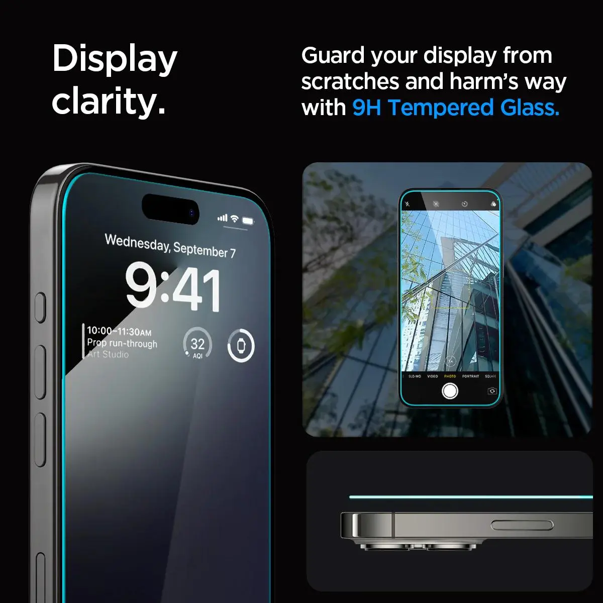 Szkło hartowane Spigen z aplikatorem Glas.tR EZ Fit do iPhone 15 Pro Max - 2 pack