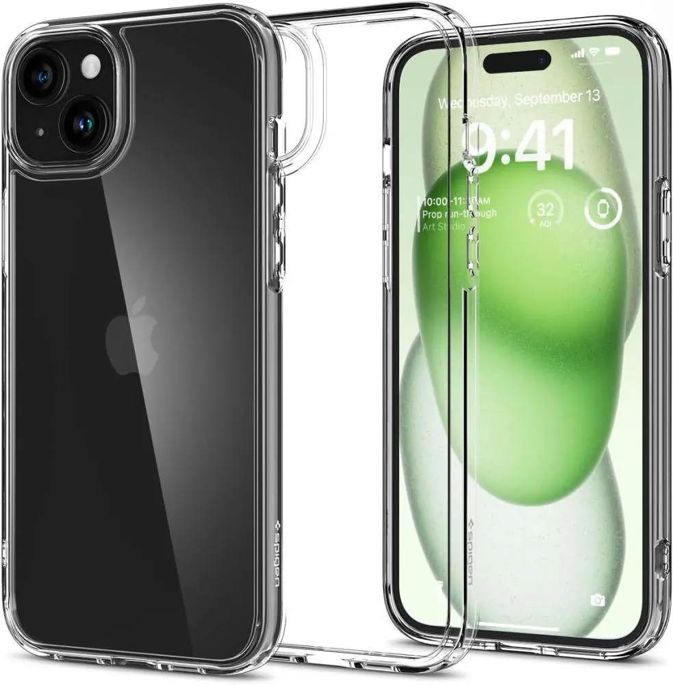 Etui Spigen Ultra Hybrid do iPhone 15 Plus crystal clear