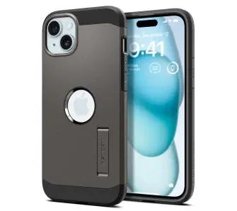 Etui Spigen Tough Armor MagFit do iPhone 15 Plus gunmetal