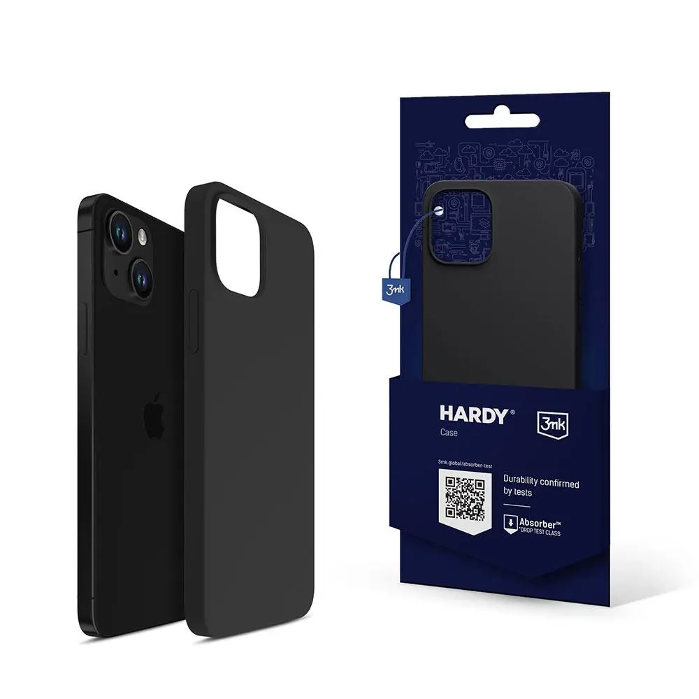 Etui 3mk Hardy Silicone Mag Case do iPhone 15 graphite
