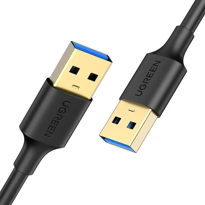 Kabel UGREEN USB 3,0 A-A US128 1m Czarny