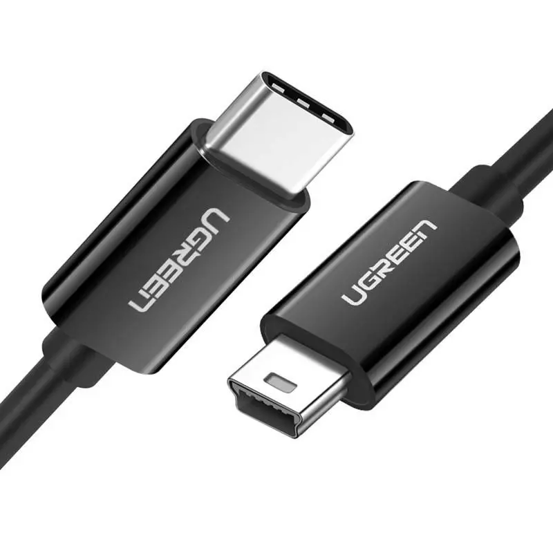 Kabel UGREEN USB-C do miniUSB US242 1m Czarny