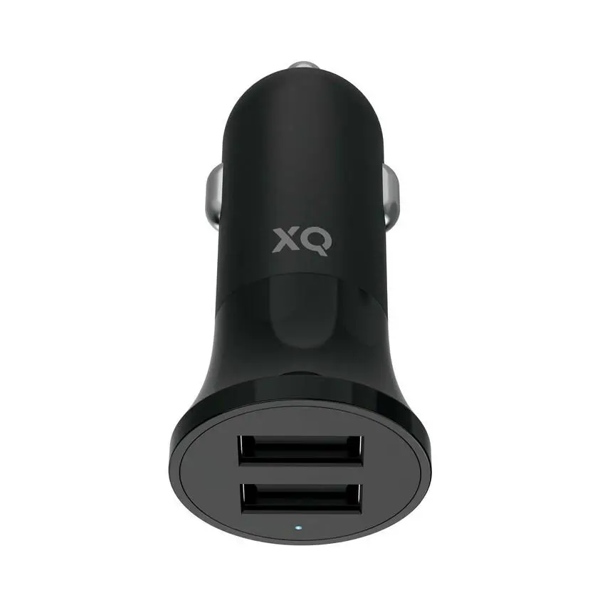 Ładowarka samochodowa Xqisit 2x USB-A 4,8 A Czarny