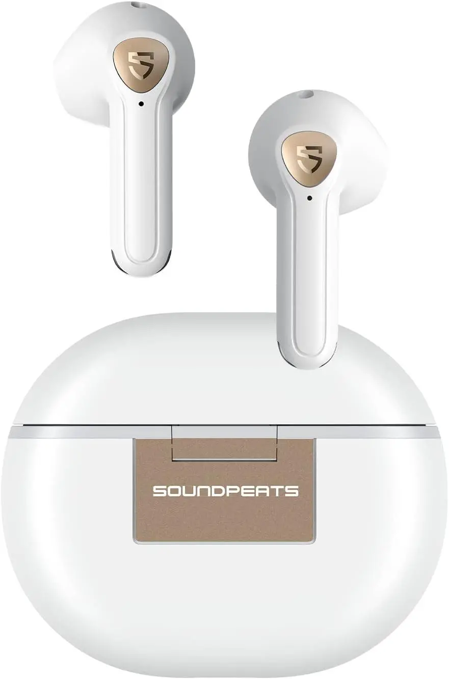 Słuchawki bezprzewodowe Soundpeats Air3 Deluxe HS Douszne Bluetooth 5.2 Biały