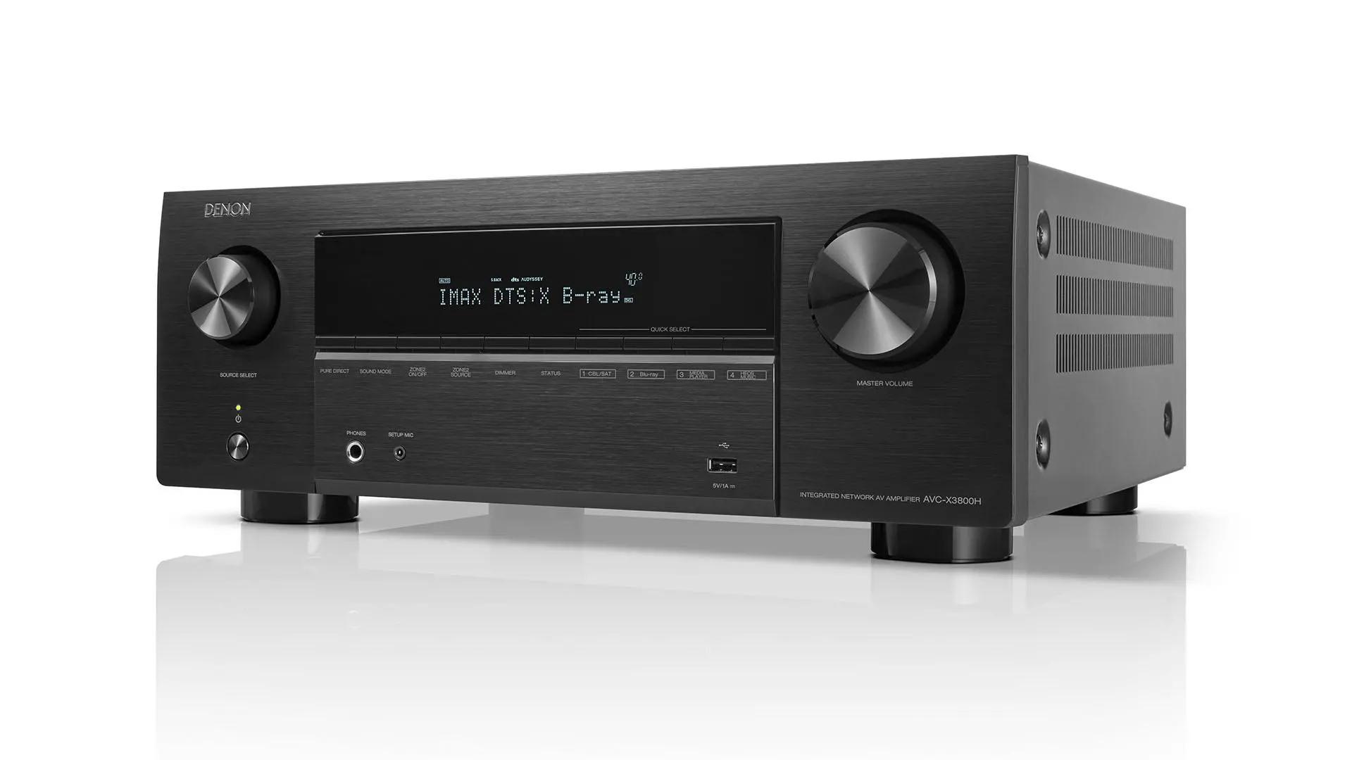Amplituner Denon AVC-X3800H 9.4kanałowy Dolby Atmos DTS X Wi-Fi Bluetooth AirPlay Czarny