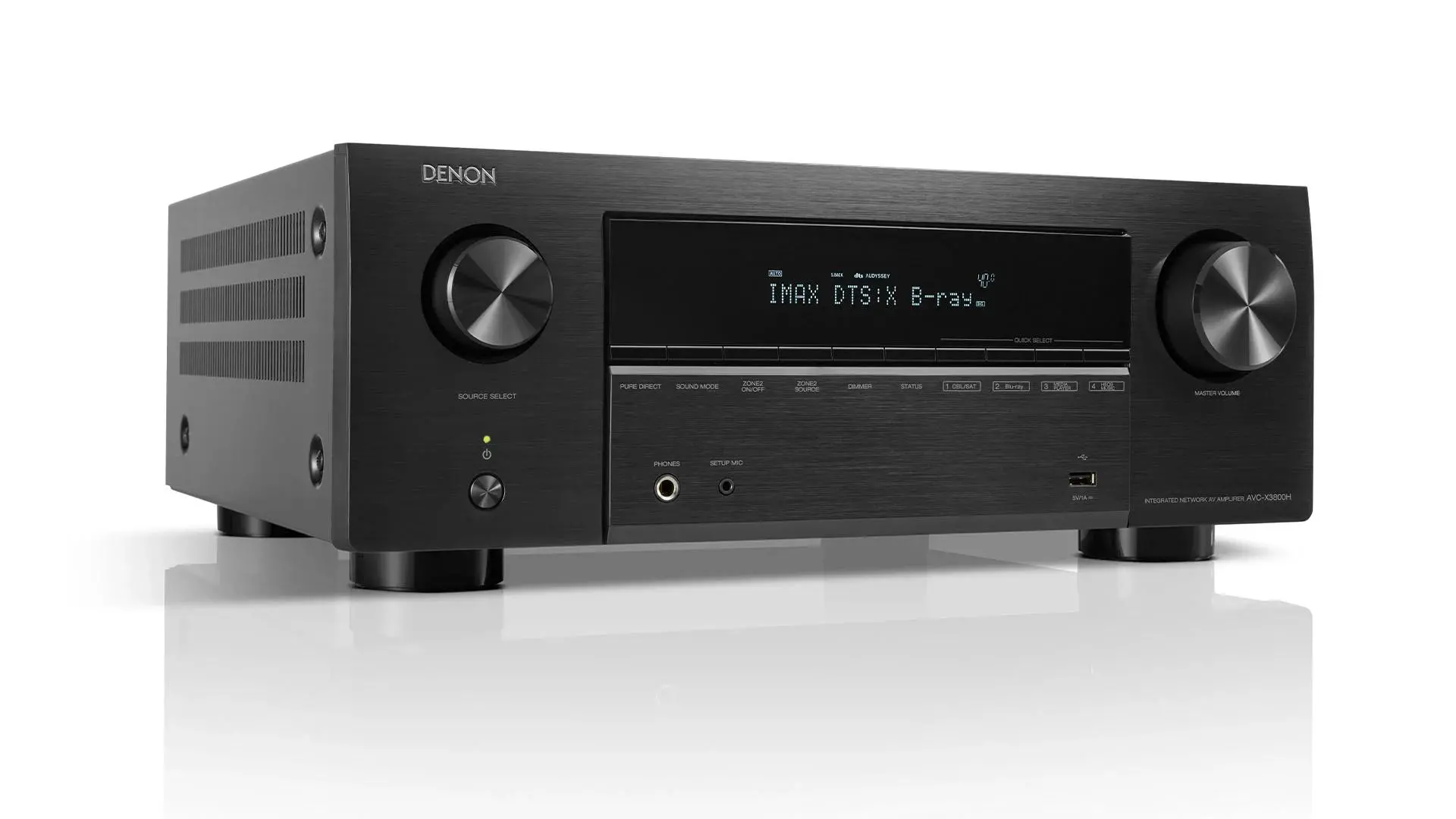 Amplituner Denon AVC-X3800H 9.4kanałowy Dolby Atmos DTS X Wi-Fi Bluetooth AirPlay Czarny