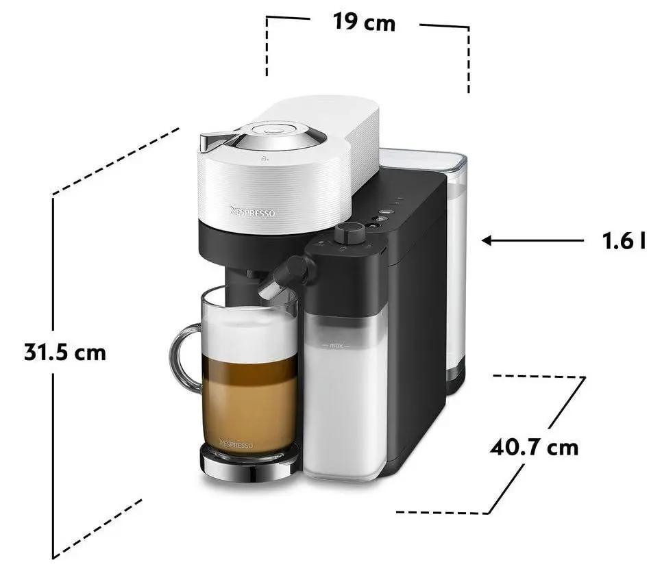 Ekspres DeLonghi Nespresso Vertuo Lattissima ENV300.W