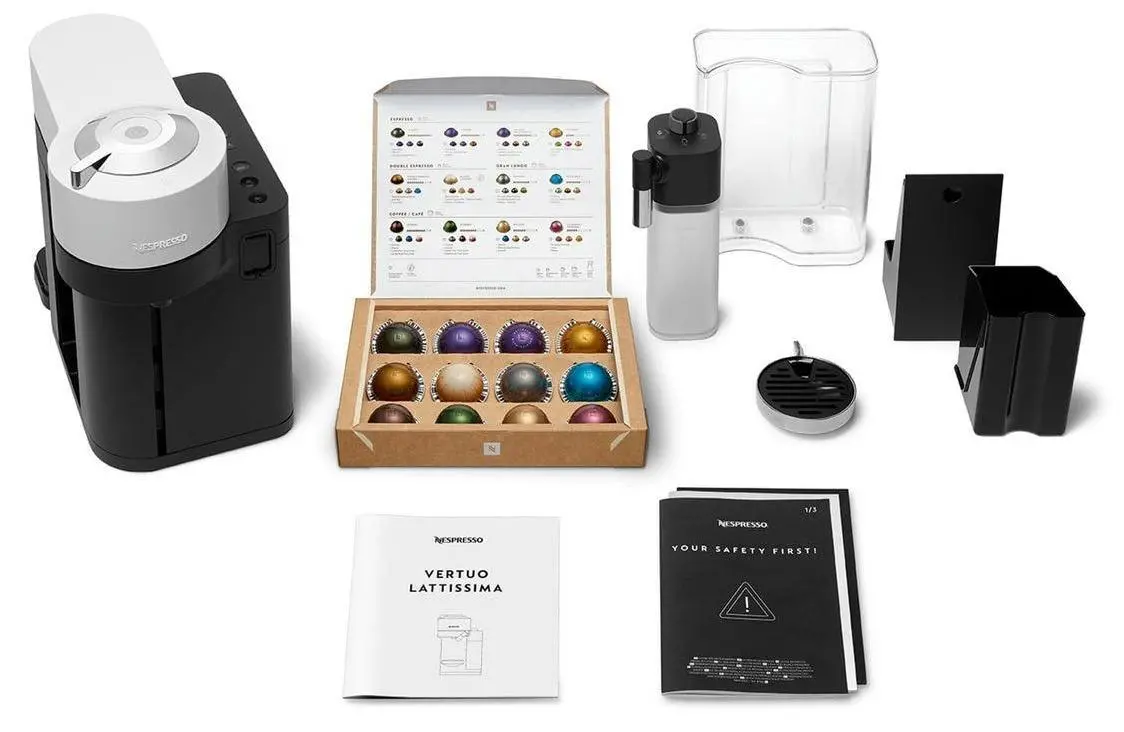 Ekspres DeLonghi Nespresso Vertuo Lattissima ENV300.W