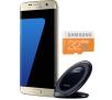 Samsung Galaxy S7 Edge SM-G935 32GB (złoty) + ładowarka + karta