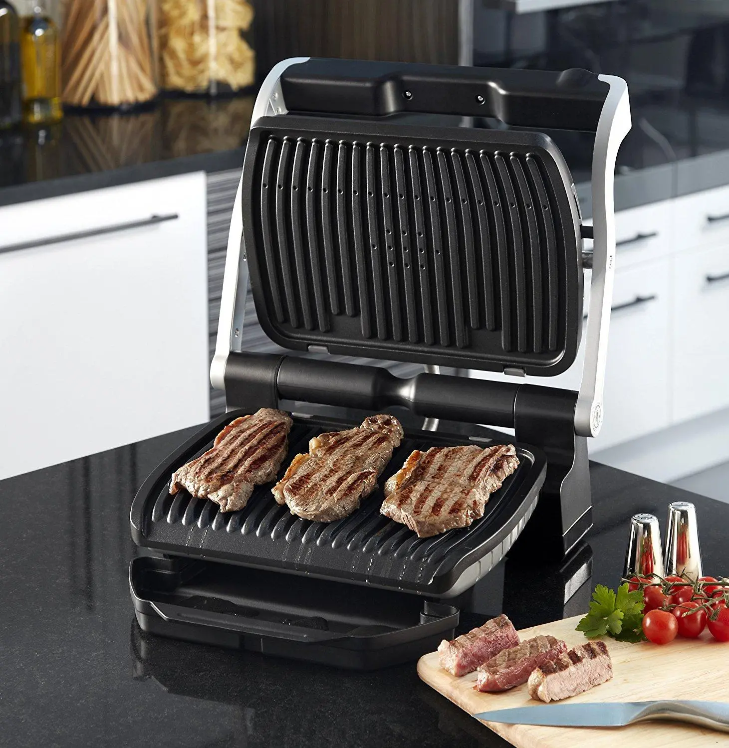 Grill elektryczny Tefal GC712D OptiGrill 600cm2 Programy automatyczne
