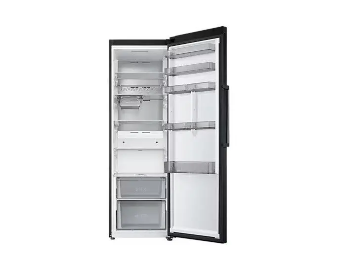 Lodówka Samsung RR39C7EC5B1 Chłodziarka No Frost 186cm Szuflada z kontrolą wilgotności Zdalne sterowanie Grafitowa Stal