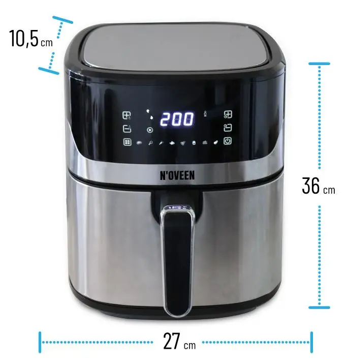 Frytkownica beztłuszczowa N'oveen AF550 1600W 6,5l