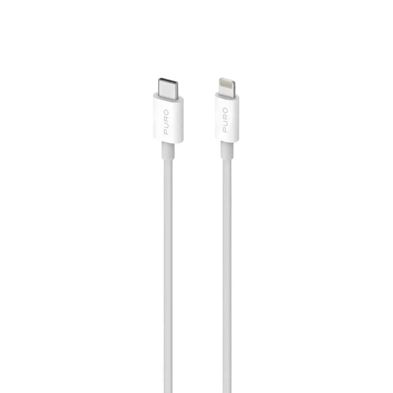 Kabel SBS Plain USB-C do Lightning 2m Biały