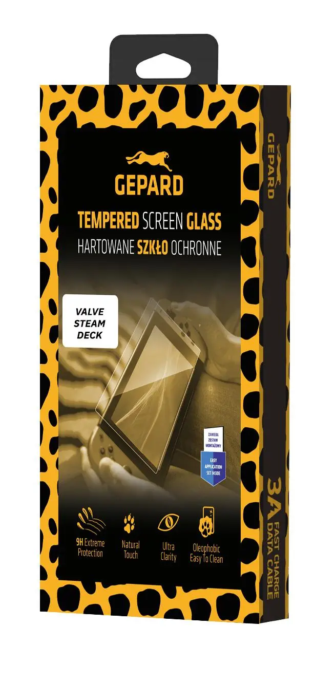 Szkło hartowane Gepard Tempered Screen Glass Valve Steam Deck