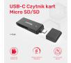 Czytnik kart Unitek SD I MicroSD USB-C 5 Gbps Czarny