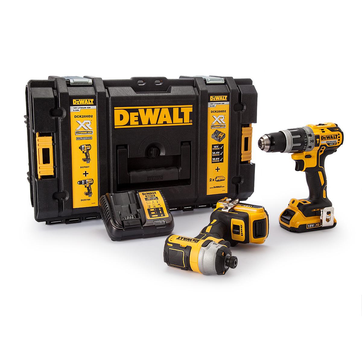 DeWalt Zestaw 2 narzędzi DCK266D2-QW