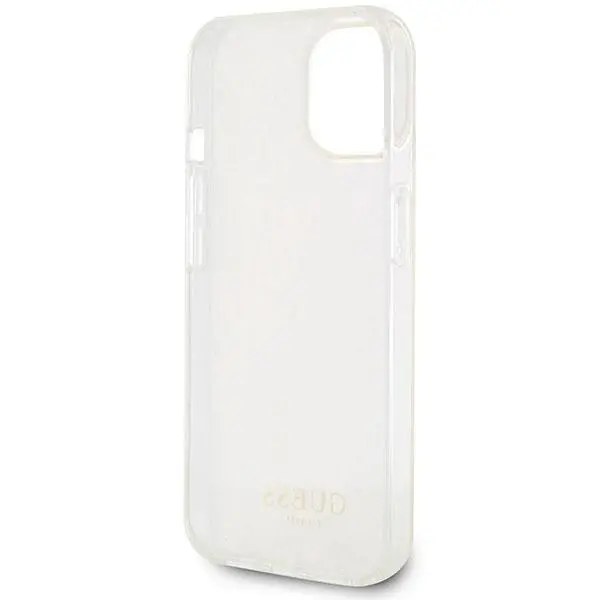 Etui Guess IML Faceted Mirror Disco Iridescent GUHCP15SHDECMP do iPhone 15 Różowy