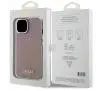 Etui Guess IML Faceted Mirror Disco Iridescent GUHCP15SHDECMP do iPhone 15 Różowy