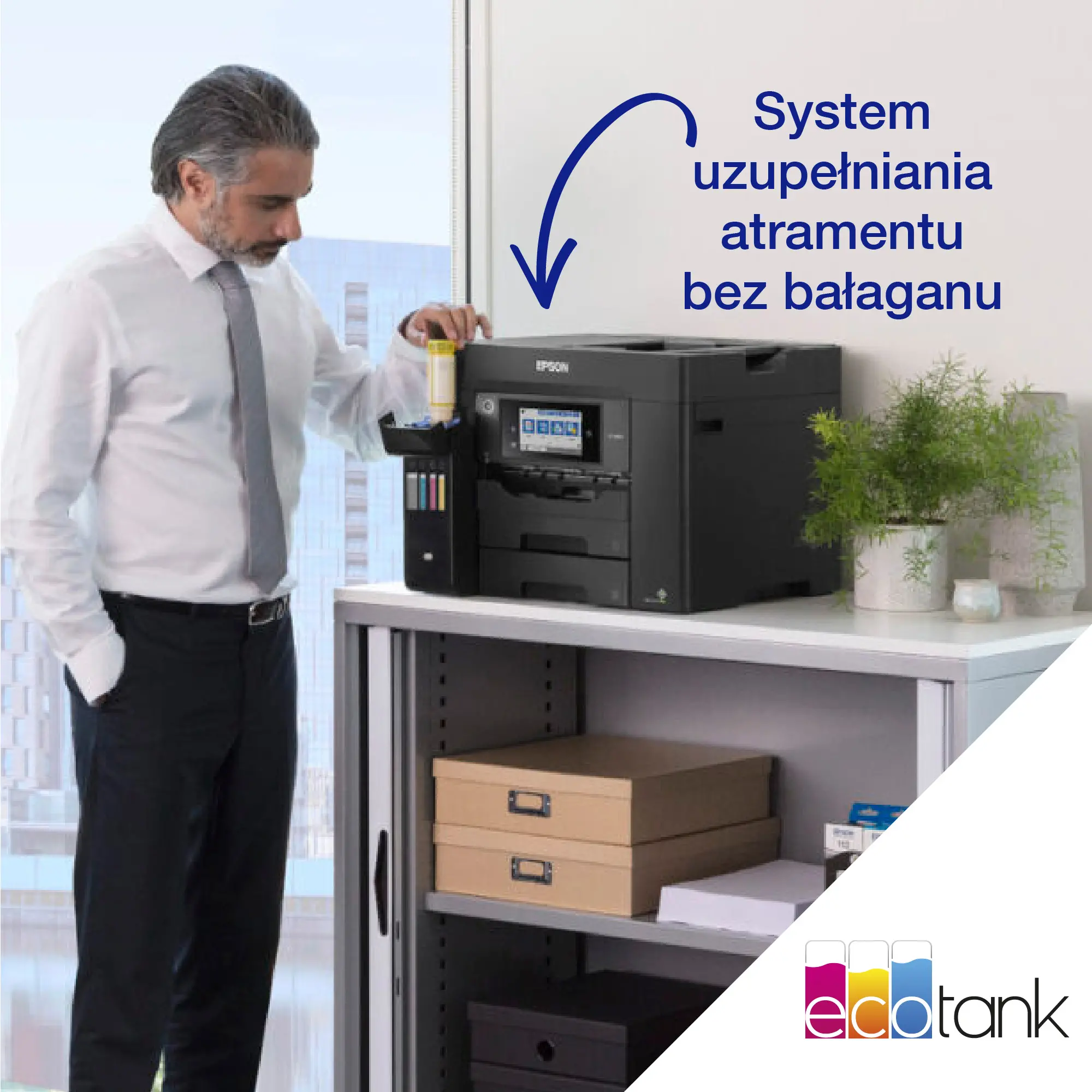 Urządzenie wielofunkcyjne Epson EcoTank L6550 WiFi Czarny
