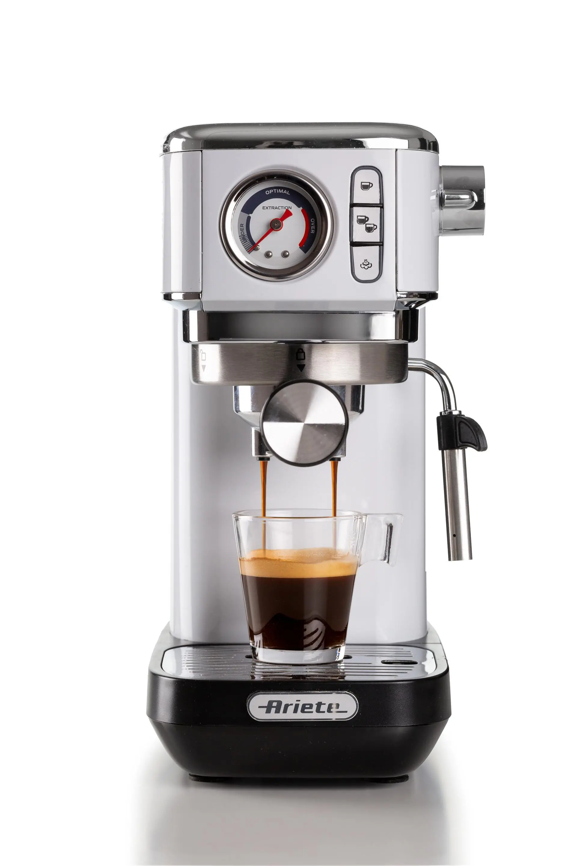 Ekspres Ariete Perfetto Slim Metal Manometro Moderna 1381/14