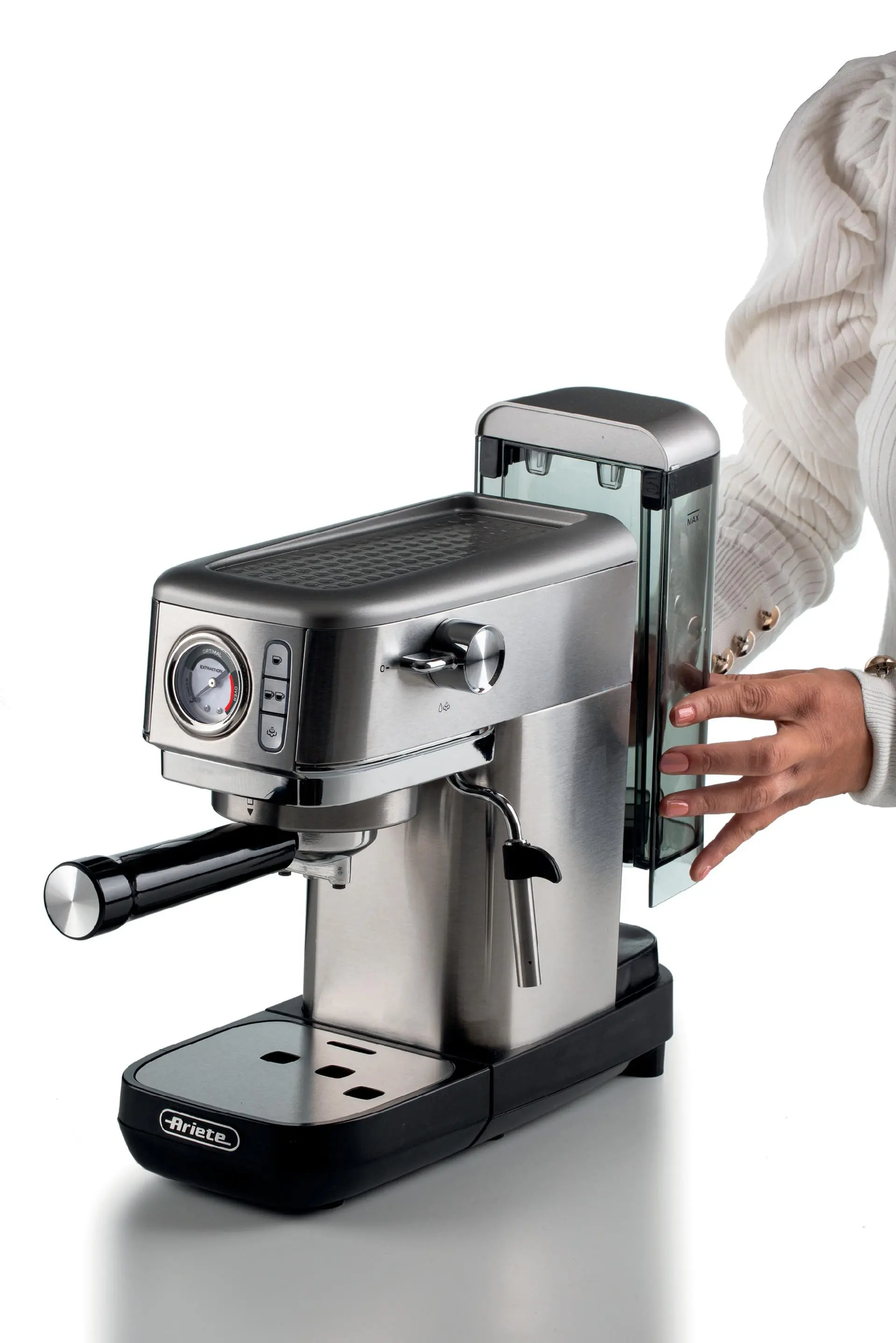 Ekspres Ariete Perfetto Slim Metal Manometro 1381/10