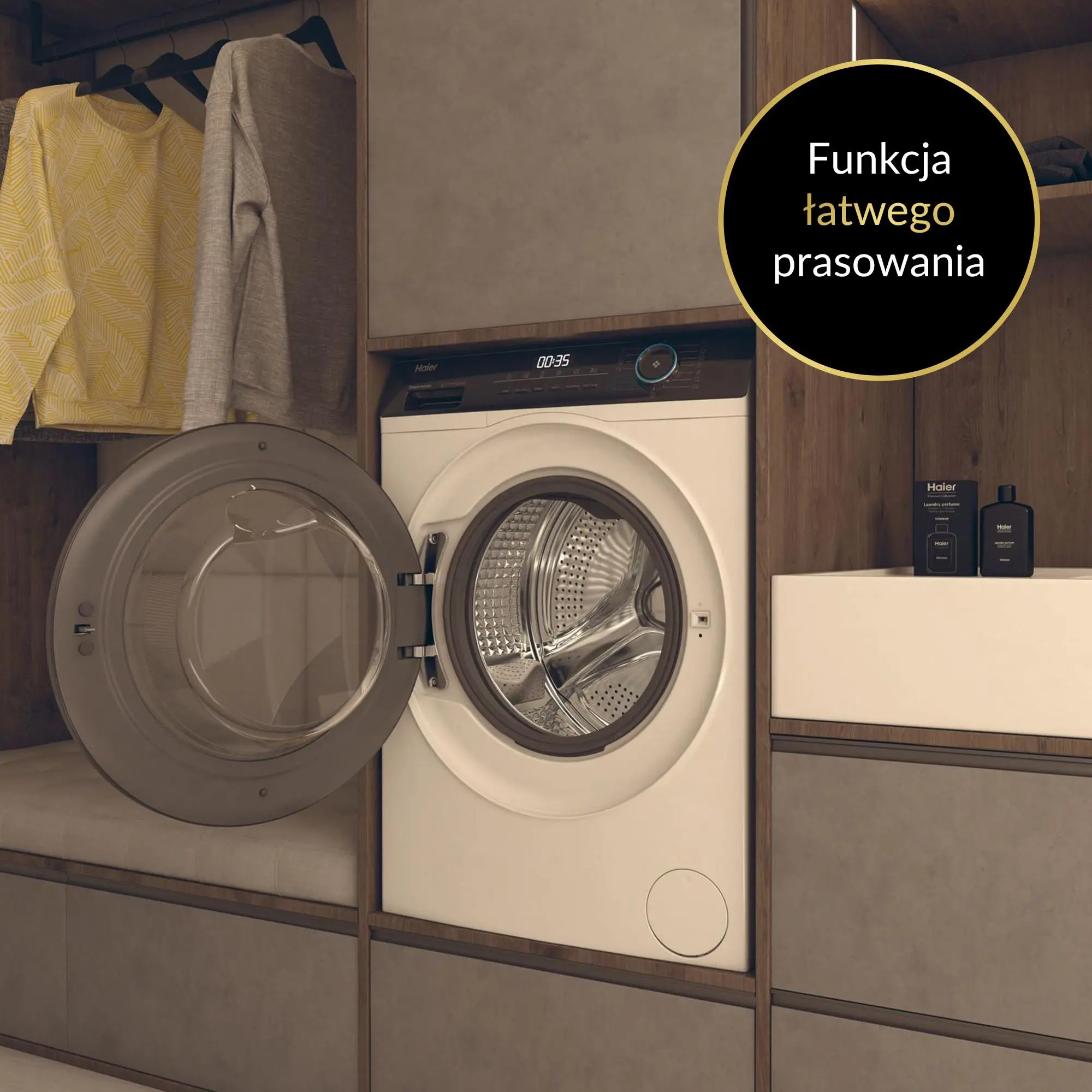 Pralka Haier I-Pro 3 HW70-B12929-S Slim 7kg 1200obr/min