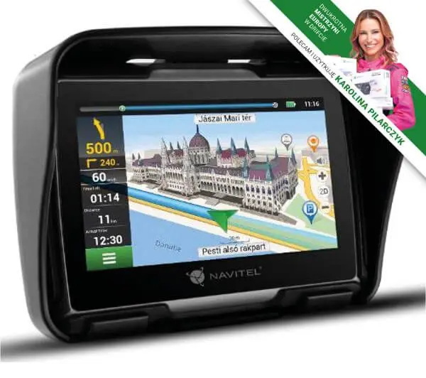 Nawigacja Navitel G550 MOTO 4,3" mapa Europy