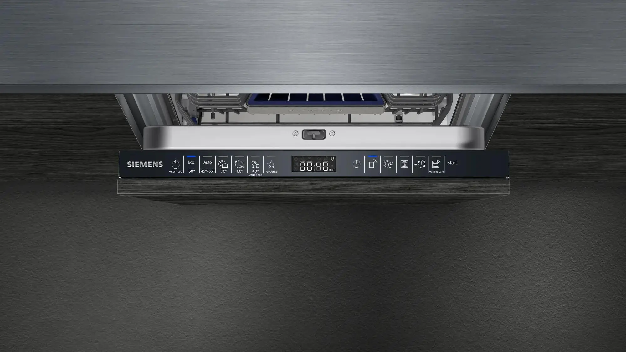 Zmywarka Siemens iQ500 SR65ZX22ME 44,8cm Szuflada na sztućce Zdalne sterowanie