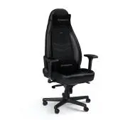 Noblechairs ICON Gamingowy do 150kg Skóra naturalna Czarny