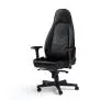 Fotel Noblechairs ICON Gamingowy do 150kg Skóra naturalna Czarny