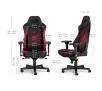 Fotel Noblechairs HERO DOOM Edition Gamingowy do 150kg Skóra ECO Czarno-czerwony