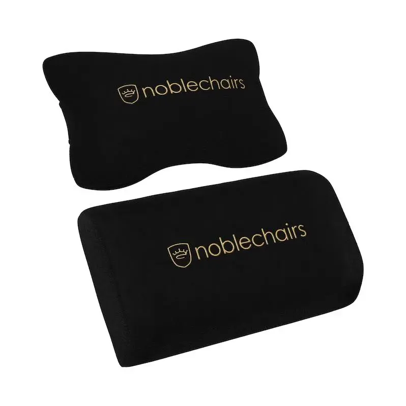 Fotel Noblechairs HERO Black Gold Gamingowy do 150kg Skóra ECO Czarno-złoty