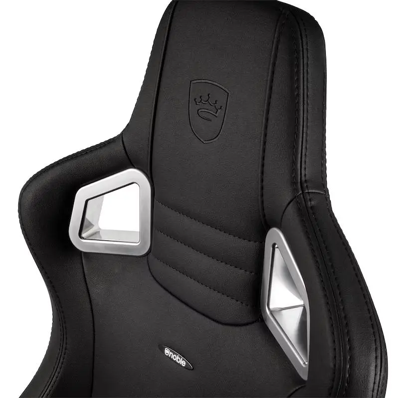 Fotel Noblechairs EPIC Black Edition Gamingowy do 120kg Skóra ECO High Tech Czarny