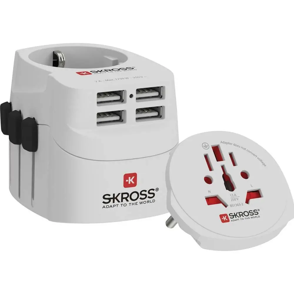 Adapter podróżny Skross PRO Light 4x USB World (1.302471)