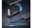 Hub USB Orico PW7U-C3-10-BK-EP USB-C 5Gbps, 7 portów Czarny