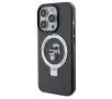 Etui Karl Lagerfeld Ring Stand Karl&Choupettte MagSafe KLHMP13XHMRSKCK do iPhone 13 Pro Max Czarny