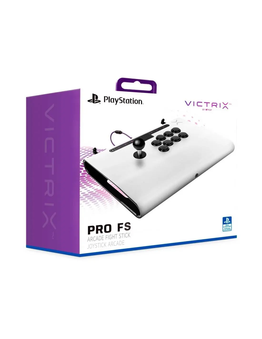 Kontroler Victrix Pro FS Arcade Fight Stick do PS5, PS4, PC Przewodowy Biały
