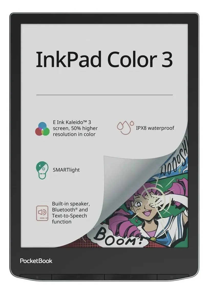 Czytnik E-booków Pocketbook InkPad Color 3 7,8" 32GB WiFi Bluetooth Czarny