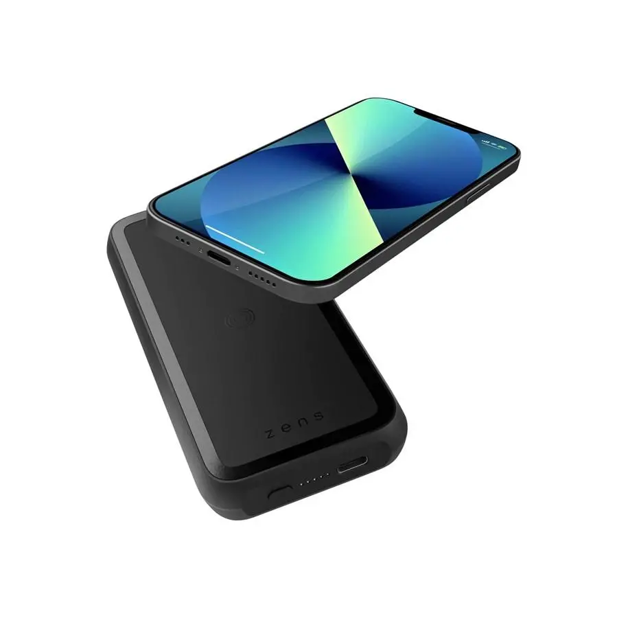 Powerbank Zens ZEPP04M Magnetic Single with Stand 10000mAh Czarny