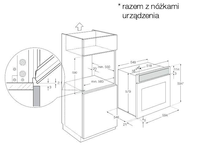 Piekarnik elektryczny Electrolux EOA5751ZOZ