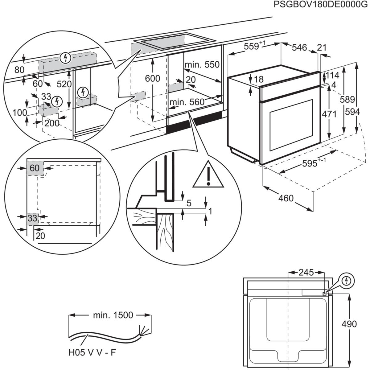 Piekarnik elektryczny Electrolux EOA5751ZOZ