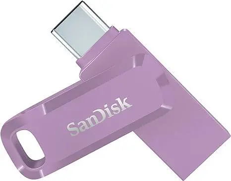 PenDrive SanDisk Ultra Dual Drive Go 256GB USB 3.2 Typ C / USB 3.2 Lawendowy