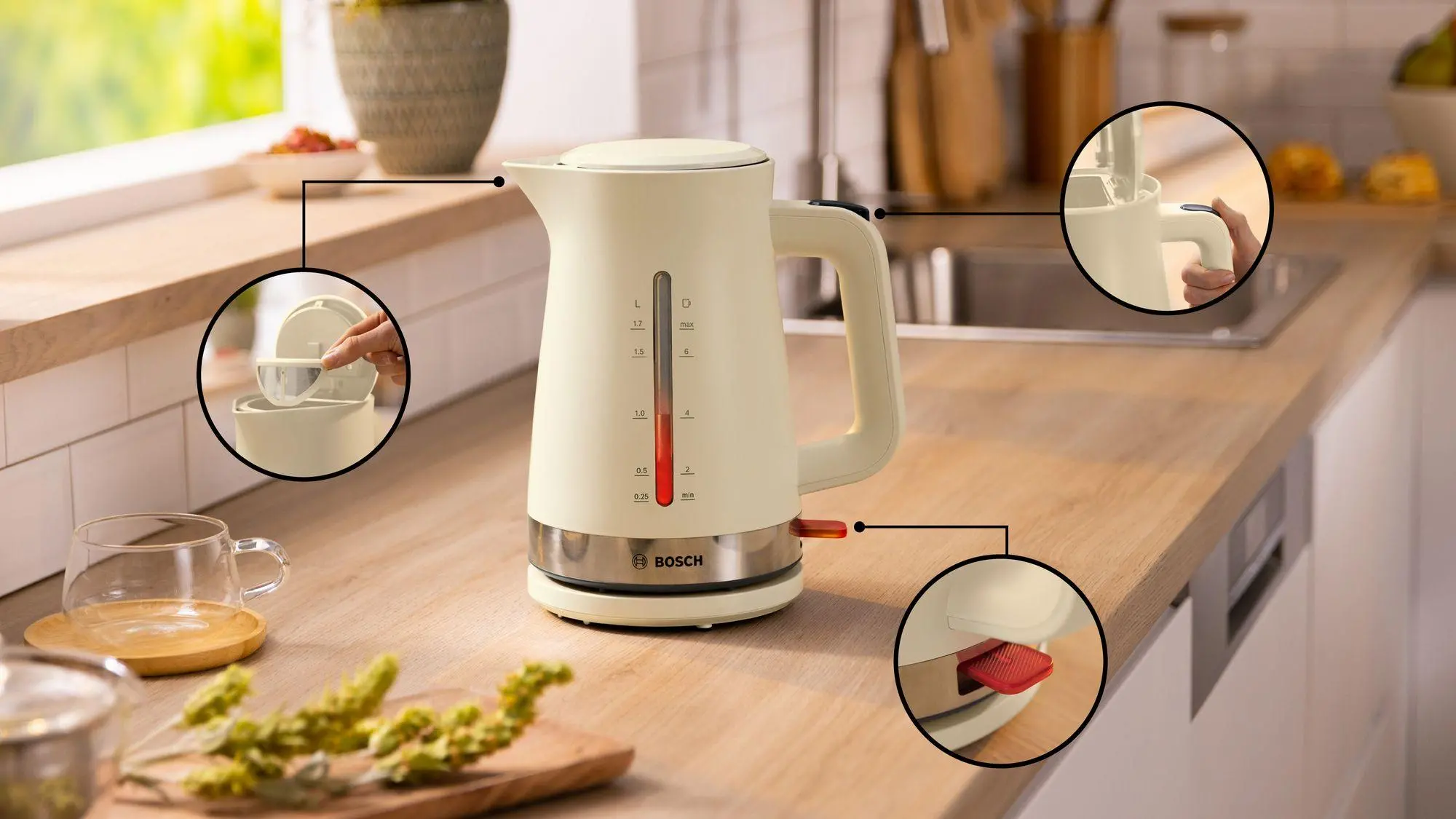 Czajnik Bosch MyMoment TWK4M227 1,7l 2400W