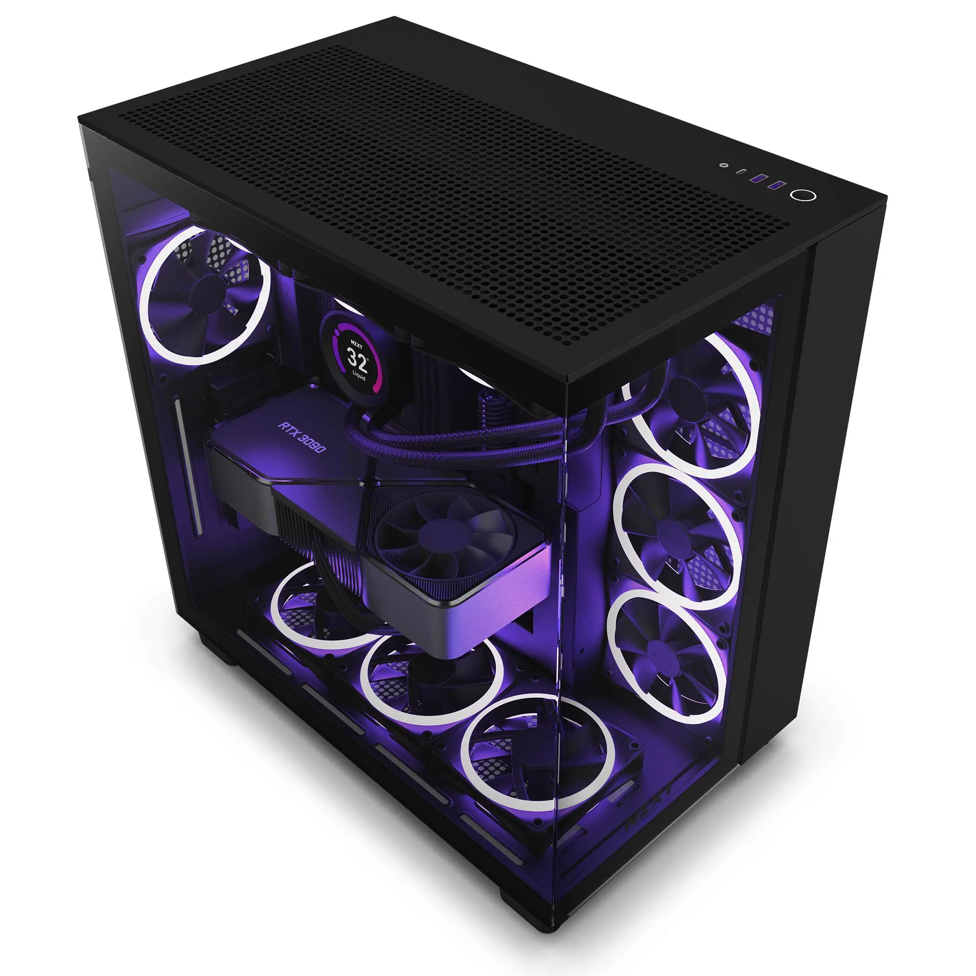 Obudowa NZXT H9 Flow okno Czarny