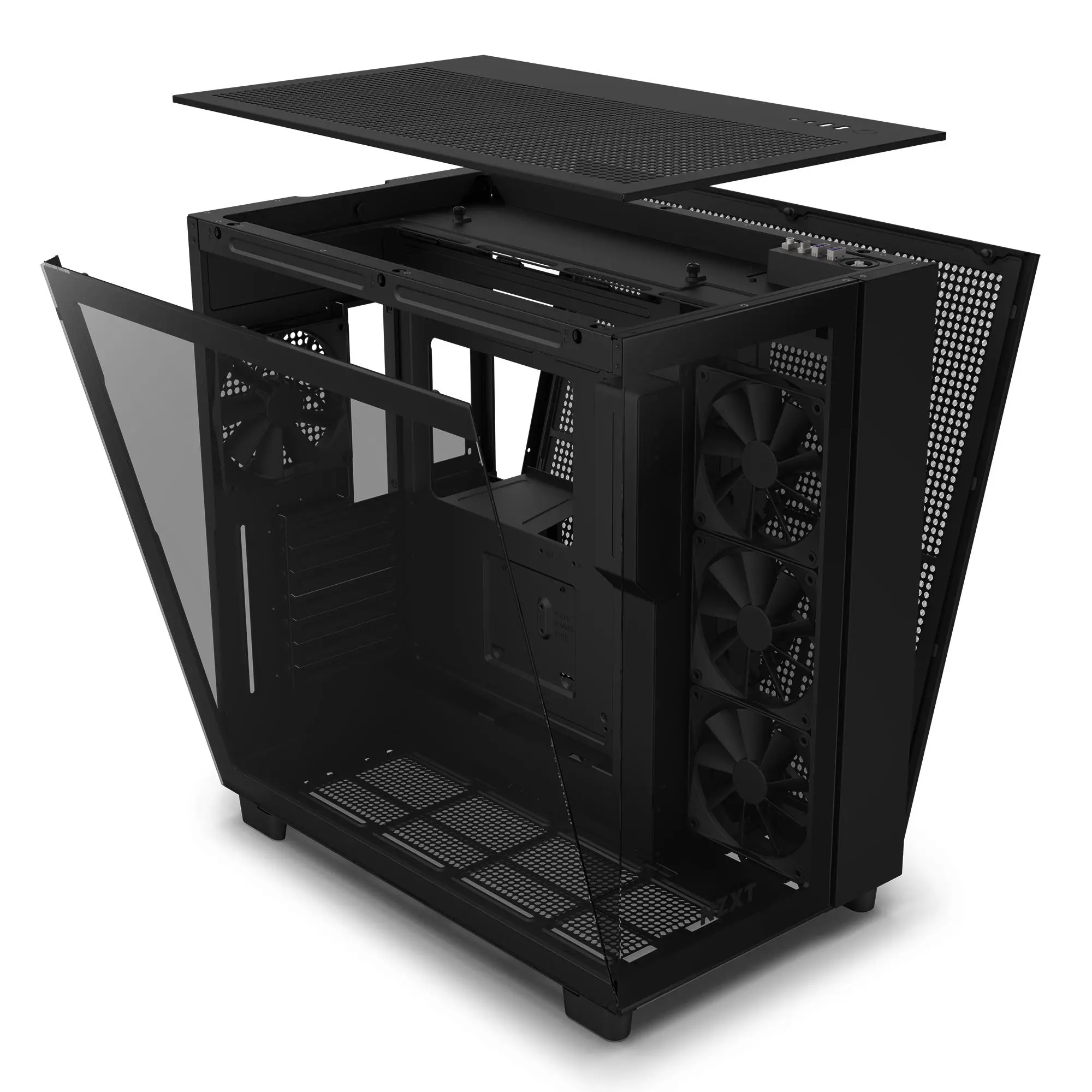 Obudowa NZXT H9 Flow okno Czarny