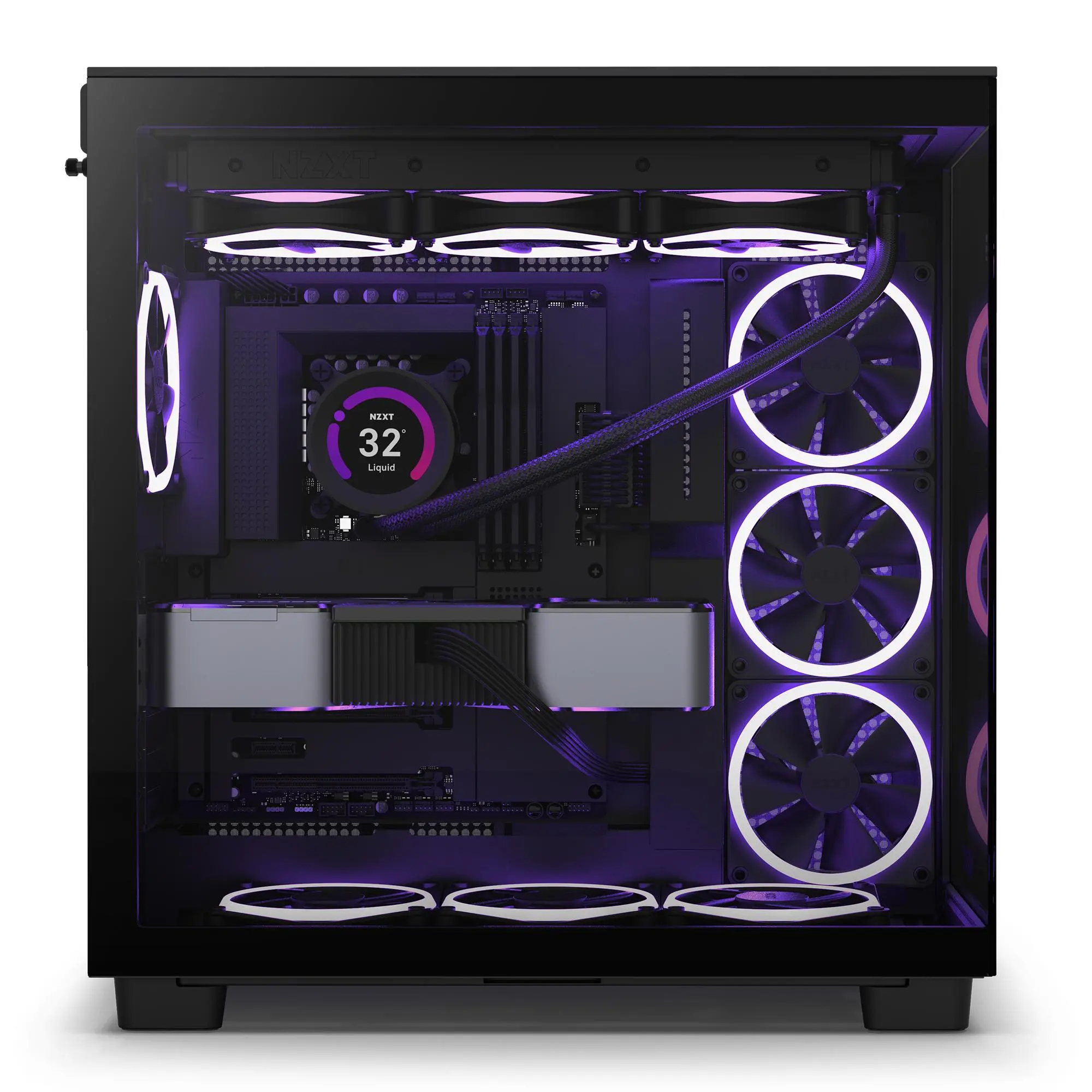 Obudowa NZXT H9 Flow okno Czarny