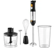 Sencor SHB 6302BK 1200W Rozdrabniacz Końcówka do ubijania Spieniacz do mleka