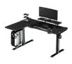 Biurko Ultradesk WINGER 2/2 155cm Regulacja wysokości Czarny