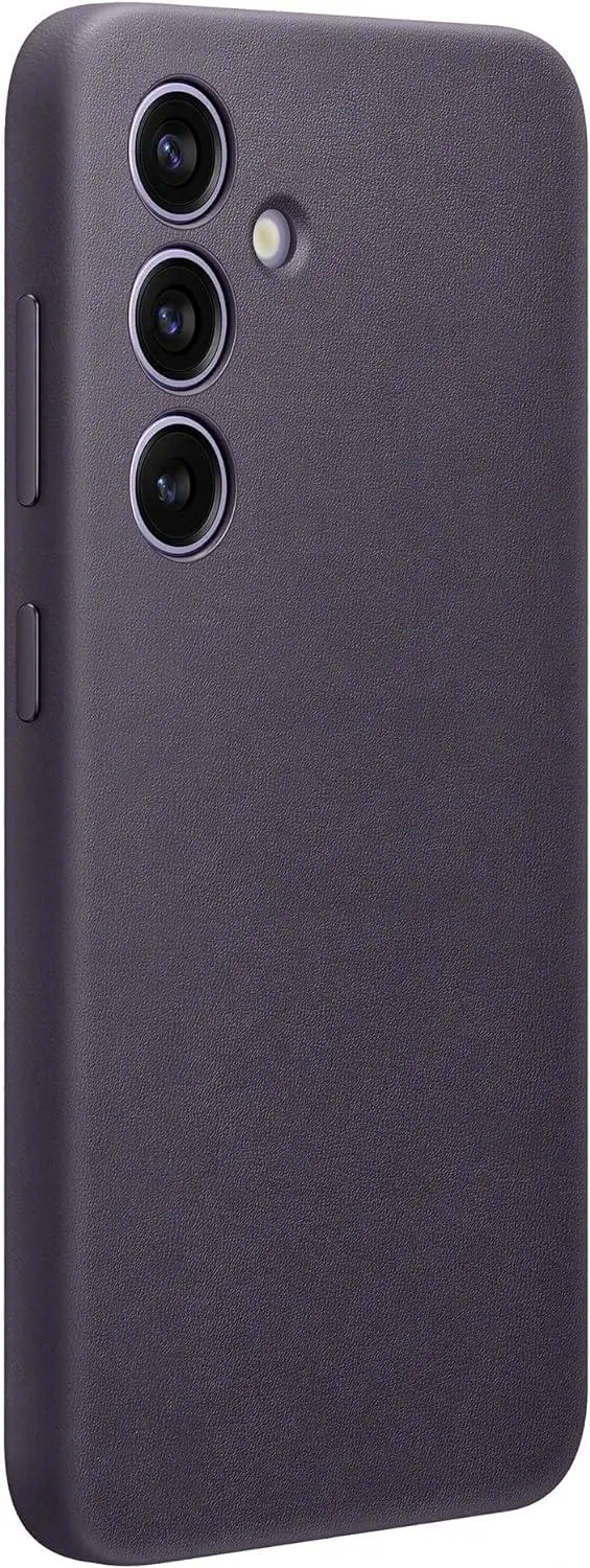 Etui Samsung Vegan Leather Case do Galaxy S24+ Fioletowy