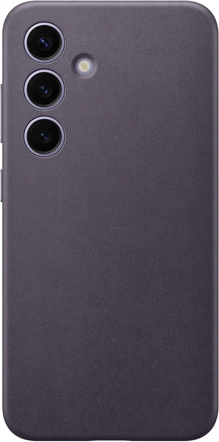 Etui Samsung Vegan Leather Case do Galaxy S24+ Fioletowy